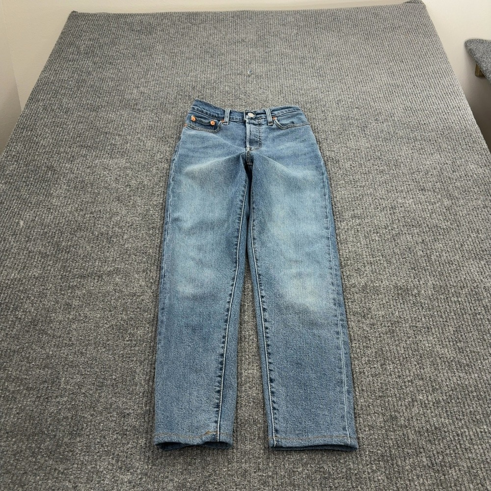 Levis Jeans Womens 26 Blue Cotton‎ Wedgie High Rise Straight Slim Casual Style